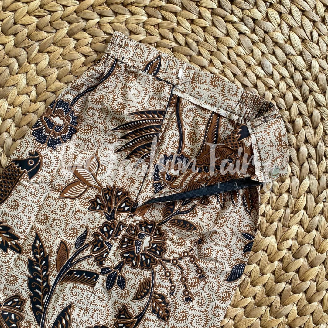 ROK SPAN MOTIF BATIK WIRON MRK04 KIDS