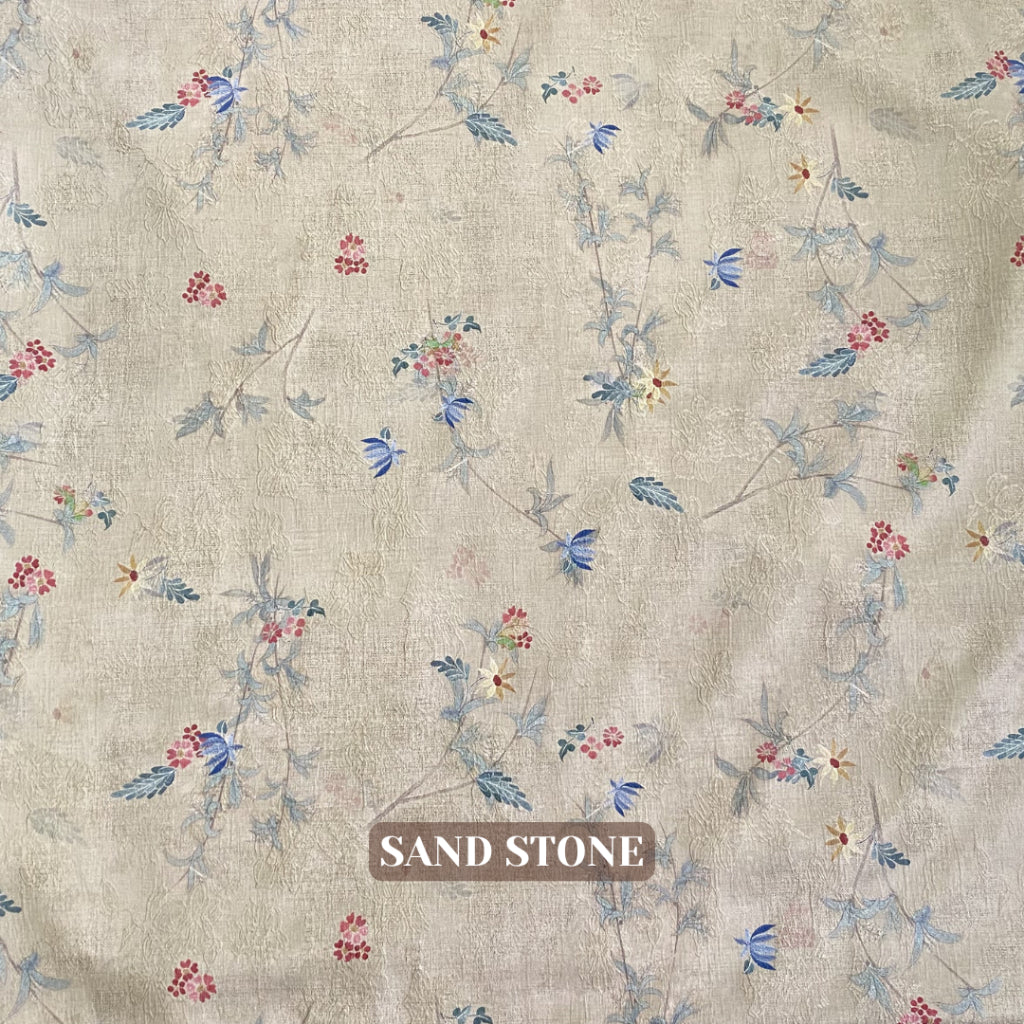 SET KEBAYA KURUNG AQUARELLE SAND STONE