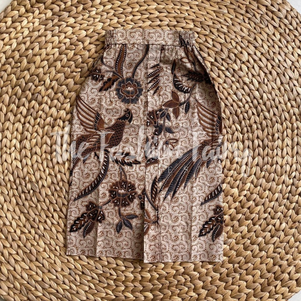 ROK SPAN MOTIF BATIK WIRON MRK04 KIDS